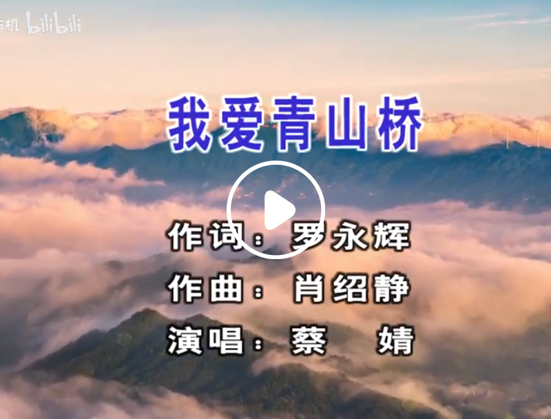 我爱青山桥 蔡婧